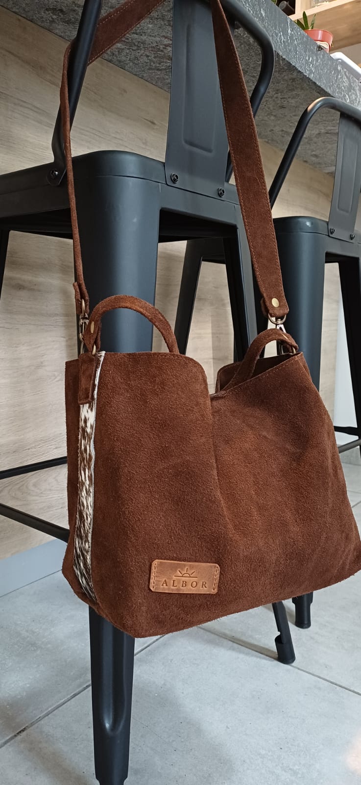 Matera de cuero vacuno - Cartera